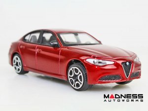 Alfa Romeo Giulia Die Cast Model - 1:43 Scale - Red Alfa Romeo Giulia Die Cast Model - 1:43 Scale - Red